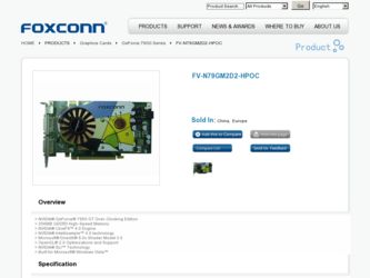 FV-N79GM2D2-HPOC driver download page on the Foxconn site