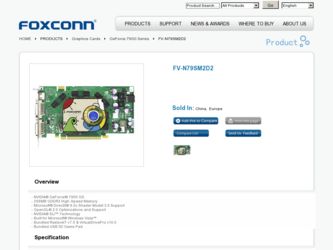 FV-N79SM2D2 driver download page on the Foxconn site