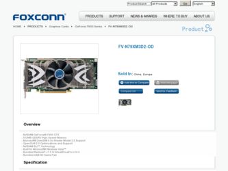 FV-N79XM3D2-OD driver download page on the Foxconn site