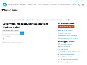 L1502h driver download page on the HP site